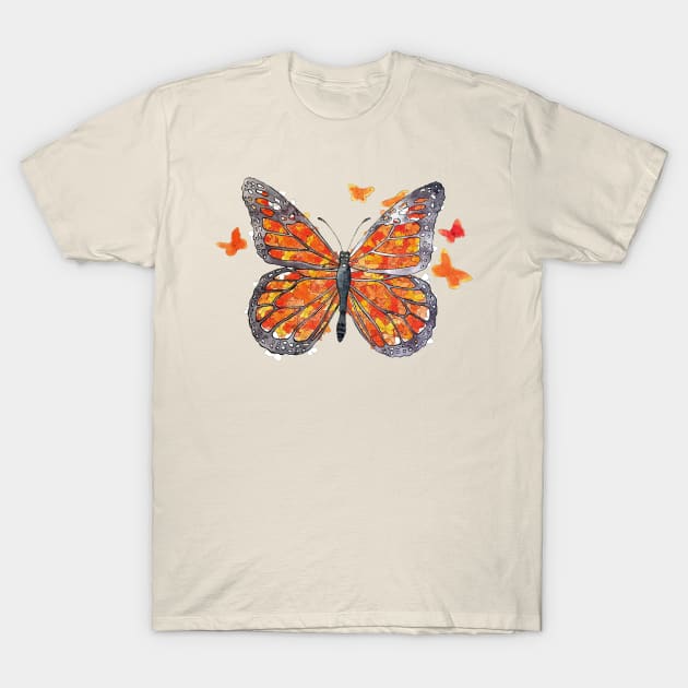 Monarch Butterfly T-Shirt by Warbler Creative